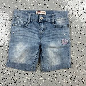 Girls Chelsea Lowrise Blue Denim Shorts